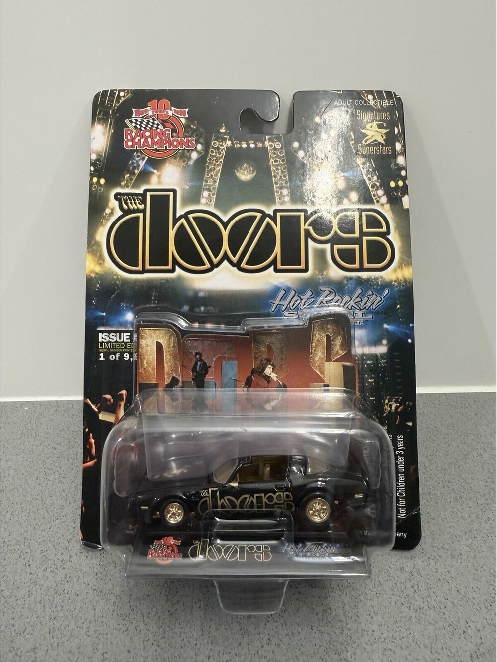 1999  1/64 RACING CHAMPIONS #40 THE DOORS Pontiac Trans AM Hot Rockin' Steel MIP